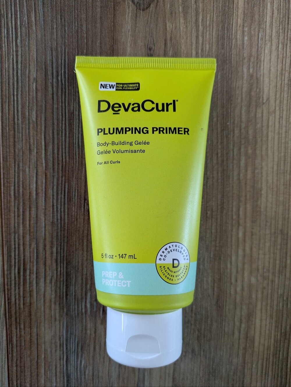 DevaCurl Plumping Primer Body Building Gel For All Curls Ultimate Curl Flex